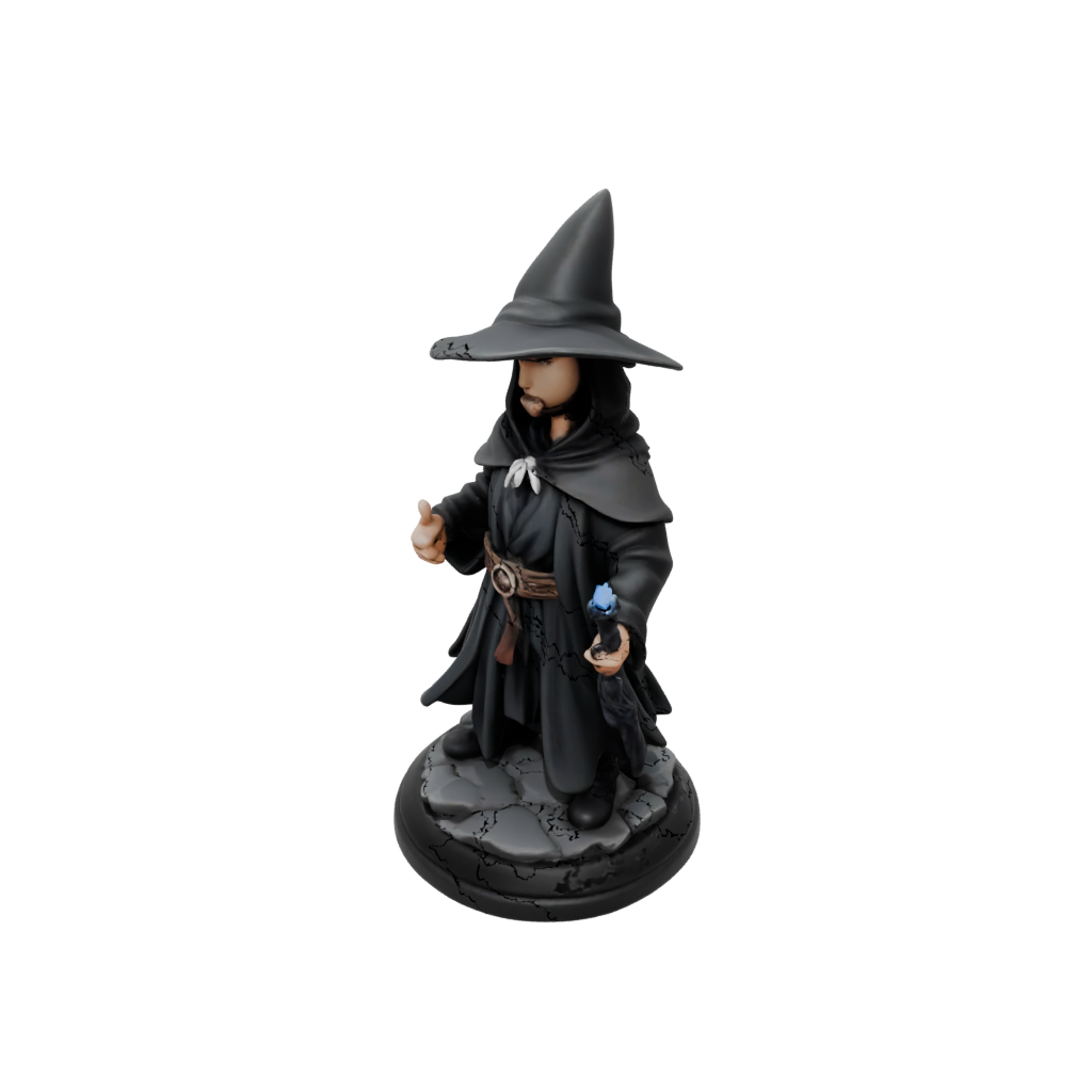 Mini Chibi Dark Sorcerer Figurine