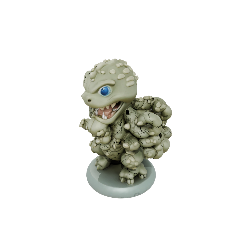 Mini Chibi Hydra Multi-Headed