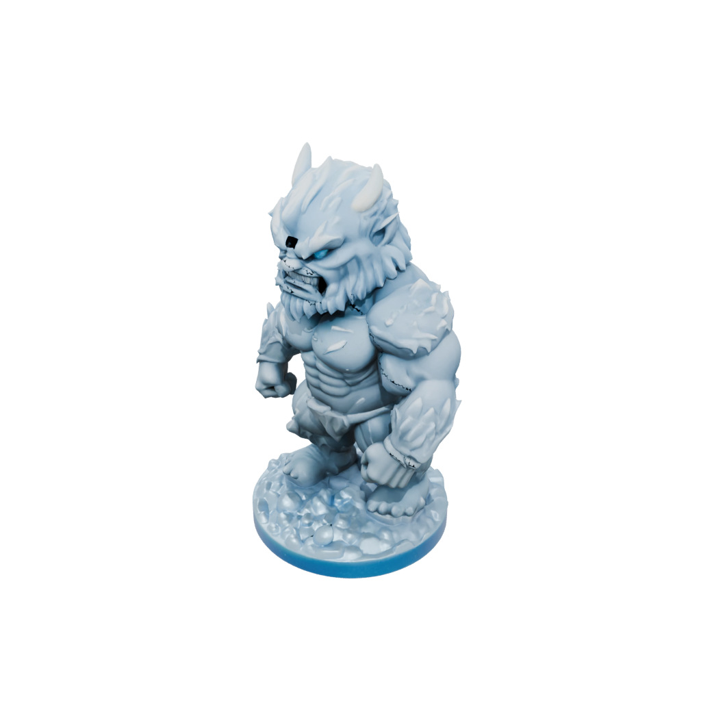 Mini Chibi Ice Elemental Titan