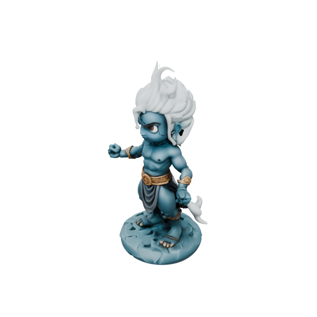 Mini Chibi Storm Djinn