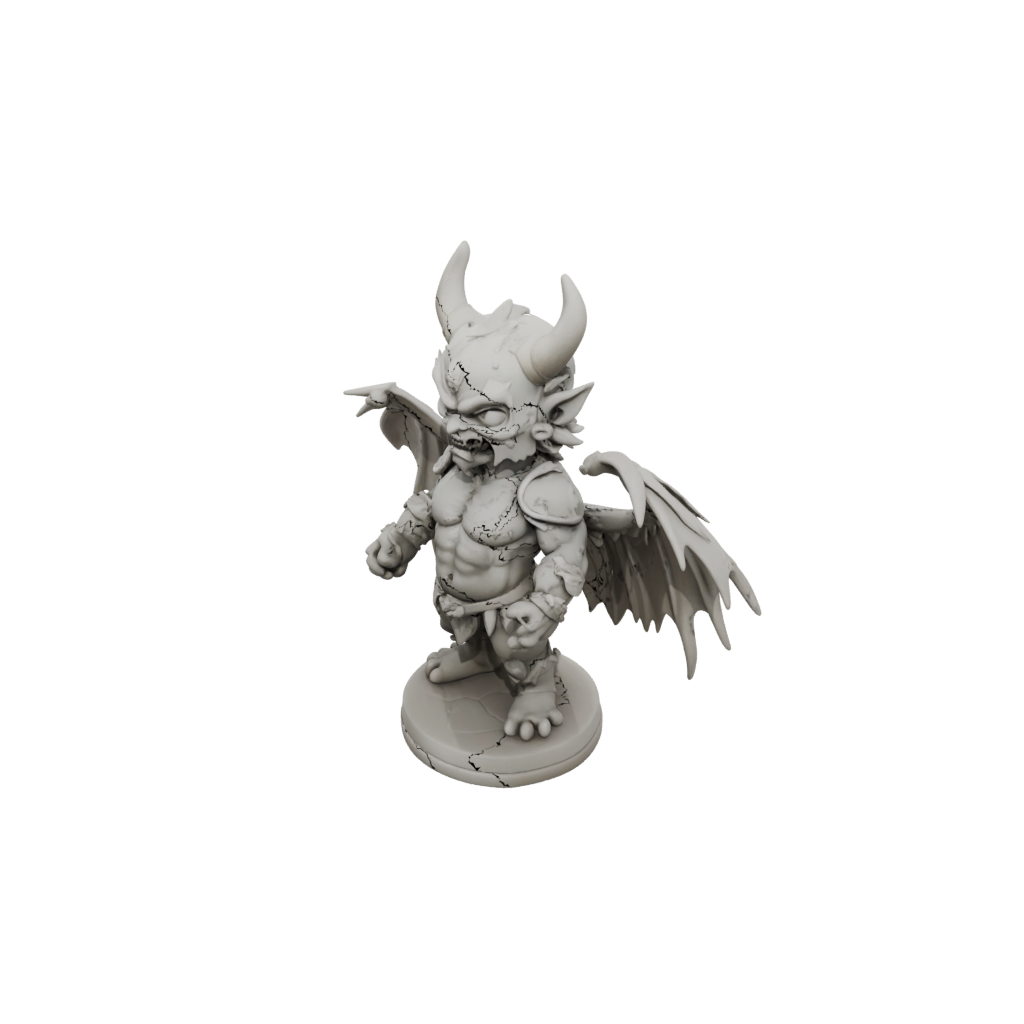 Mini Chibi Winged Demon Lord
