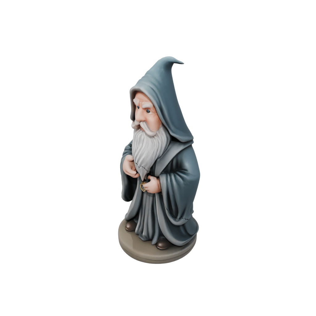 Mini Chibi Wise Wizard Figure