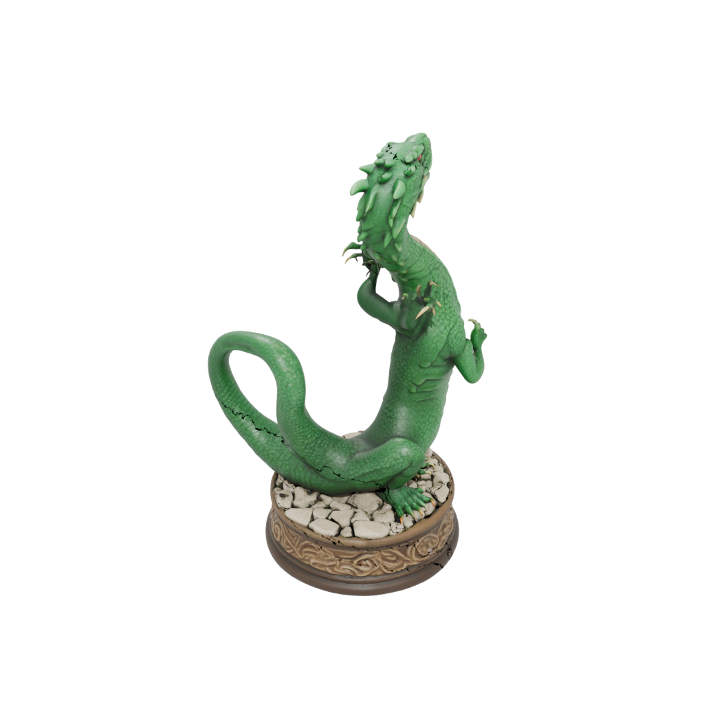 Mini Scene Basilisk Serpent