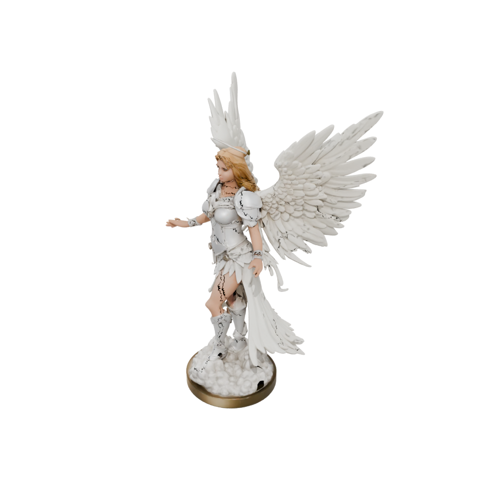 Mini Scene Celestial Angel Warrior