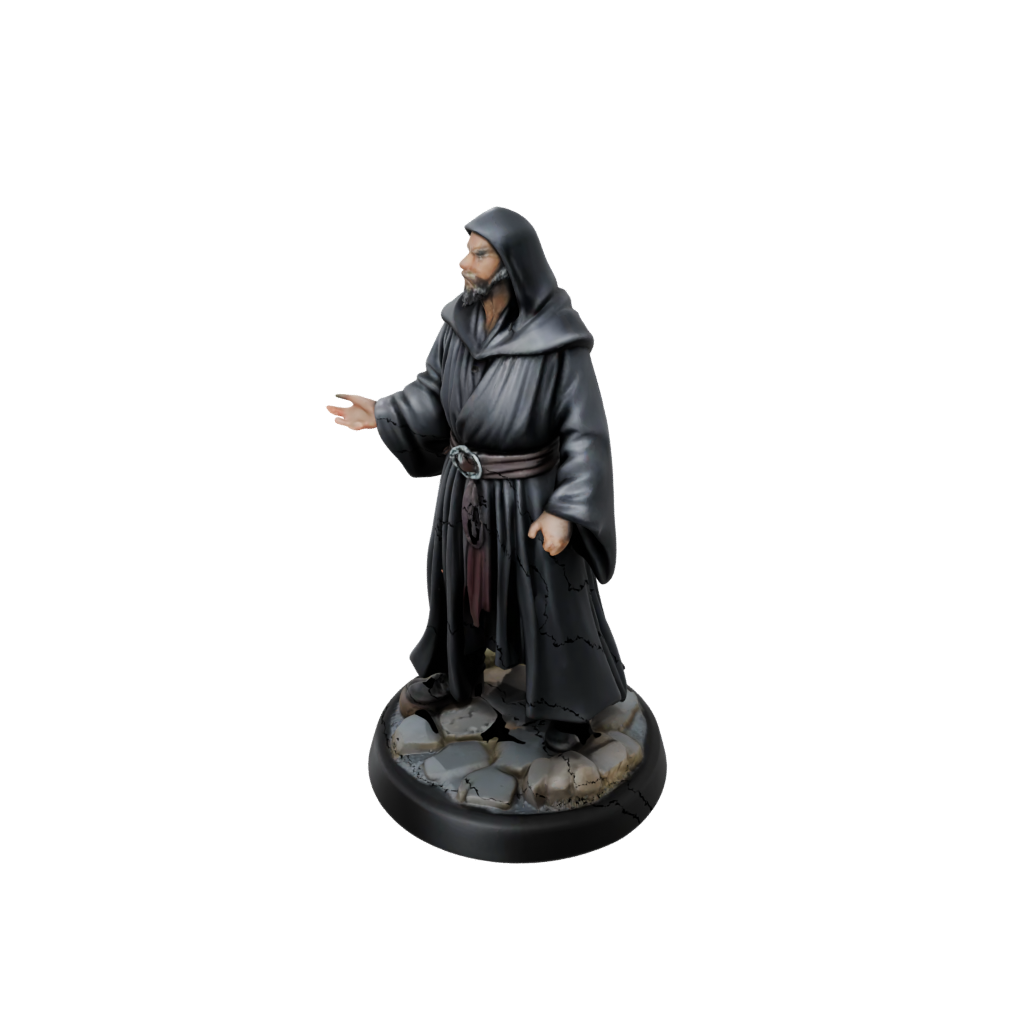 Mini Scene Dark Sorcerer Figurine