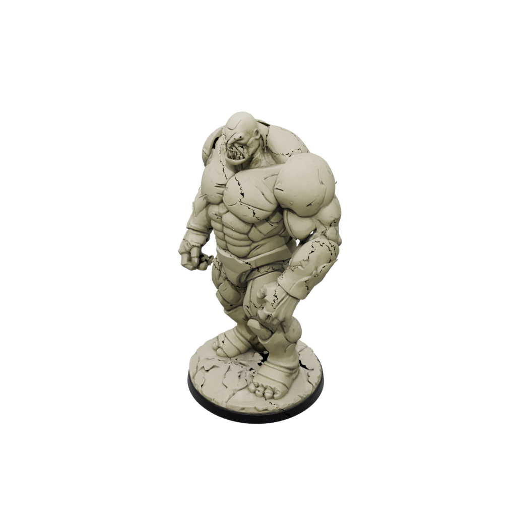 Mini Scene Earth Golem Colossus