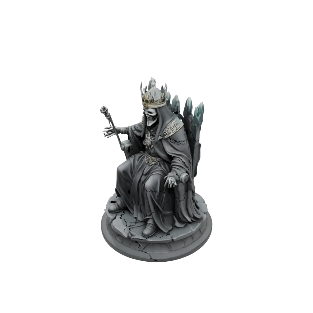 Mini Scene Lich On Throne