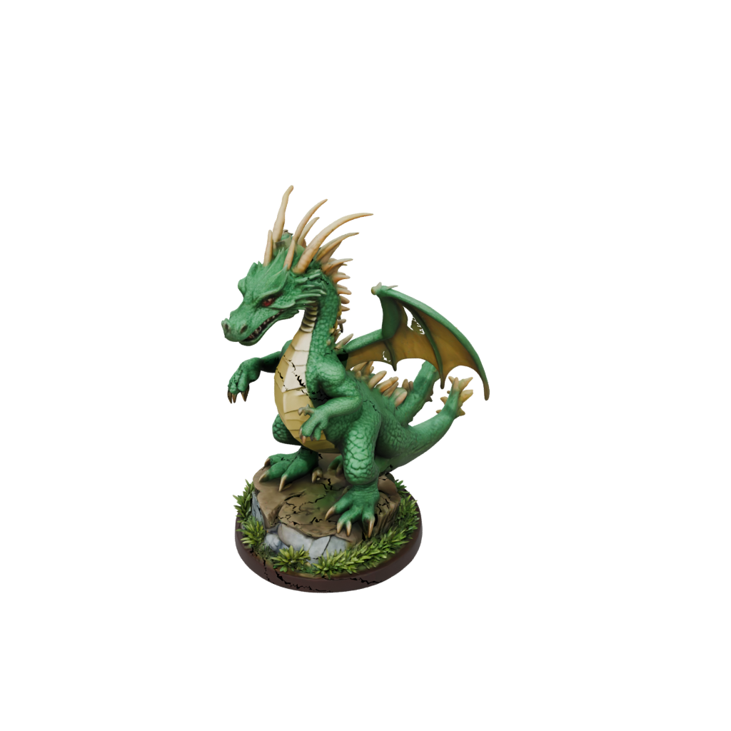 Mini Scene Swamp Dragon