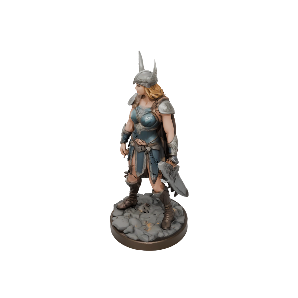 Mini Scene Valkyrie Warrior Figure
