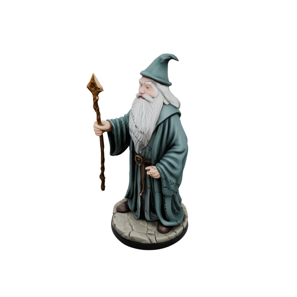 Mini Scene Wise Wizard Figure