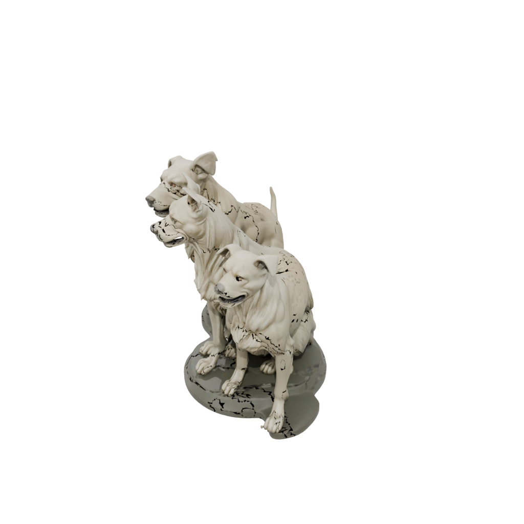Mini Cerberus Three-Headed Hound