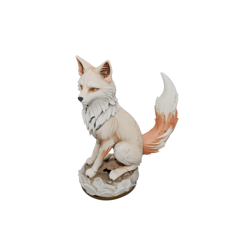 Mini Kitsune Nine-Tail Fox