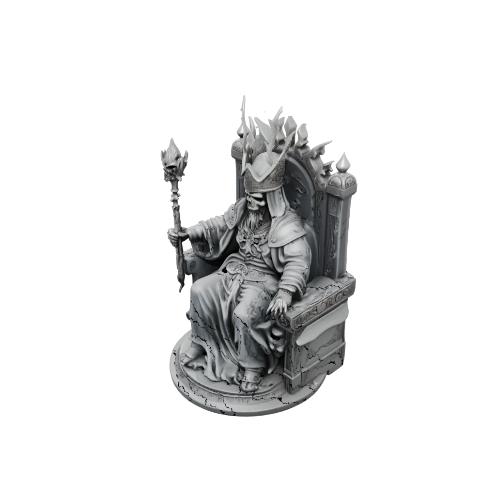 Mini Lich On Throne