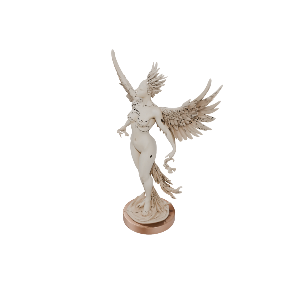 Mini Phoenix Rising Sculpture