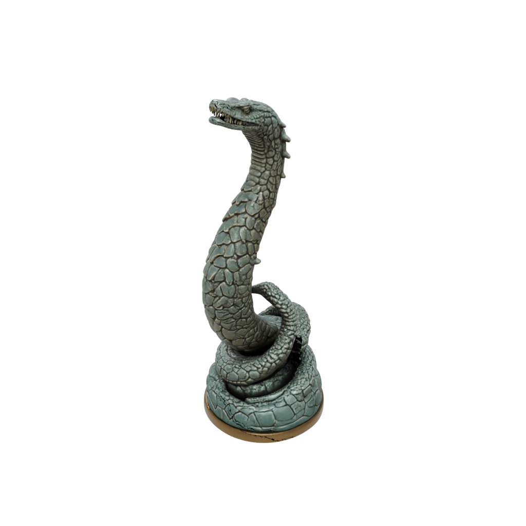 Mini Sea Serpent Coiled Upright