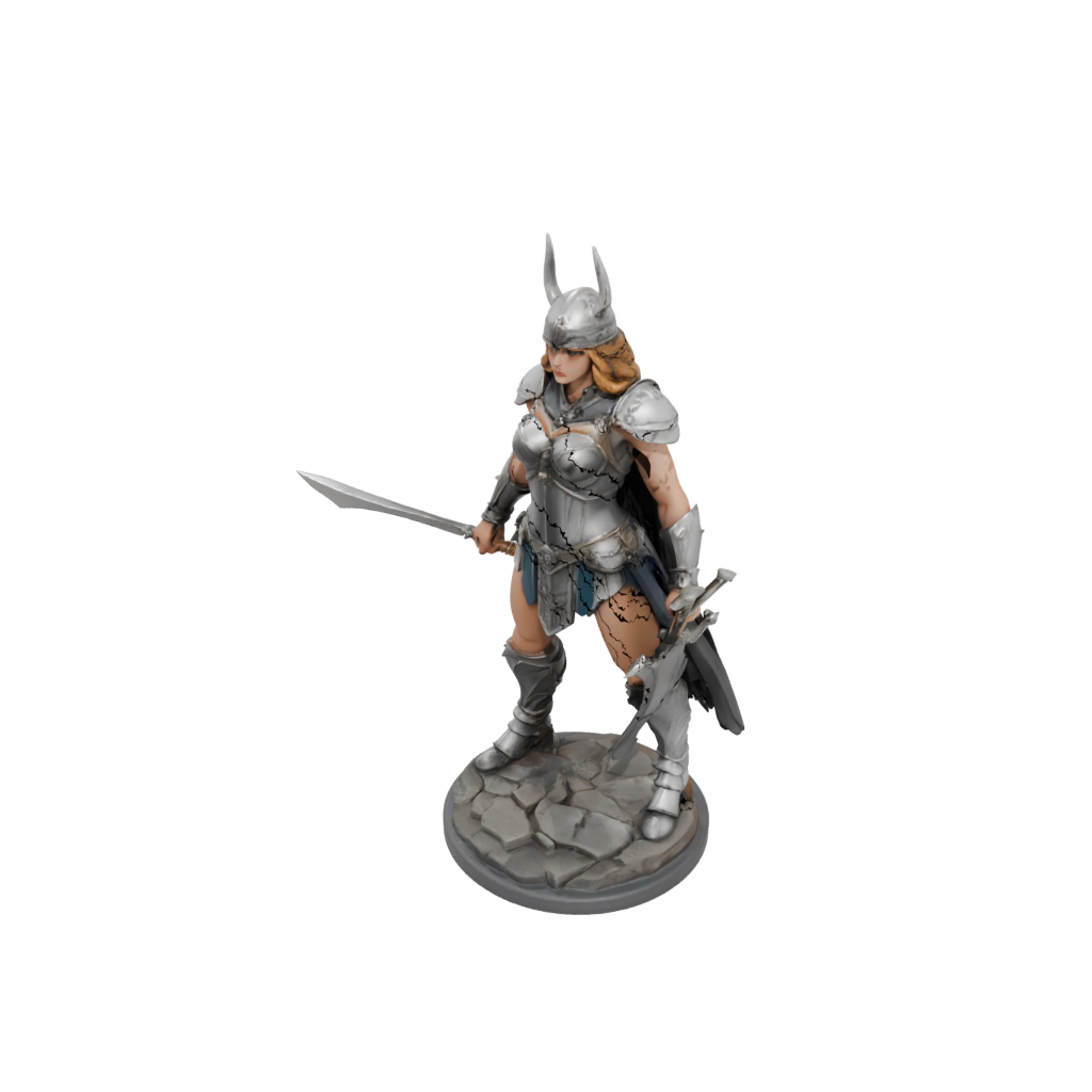 Mini Valkyrie Warrior Figure