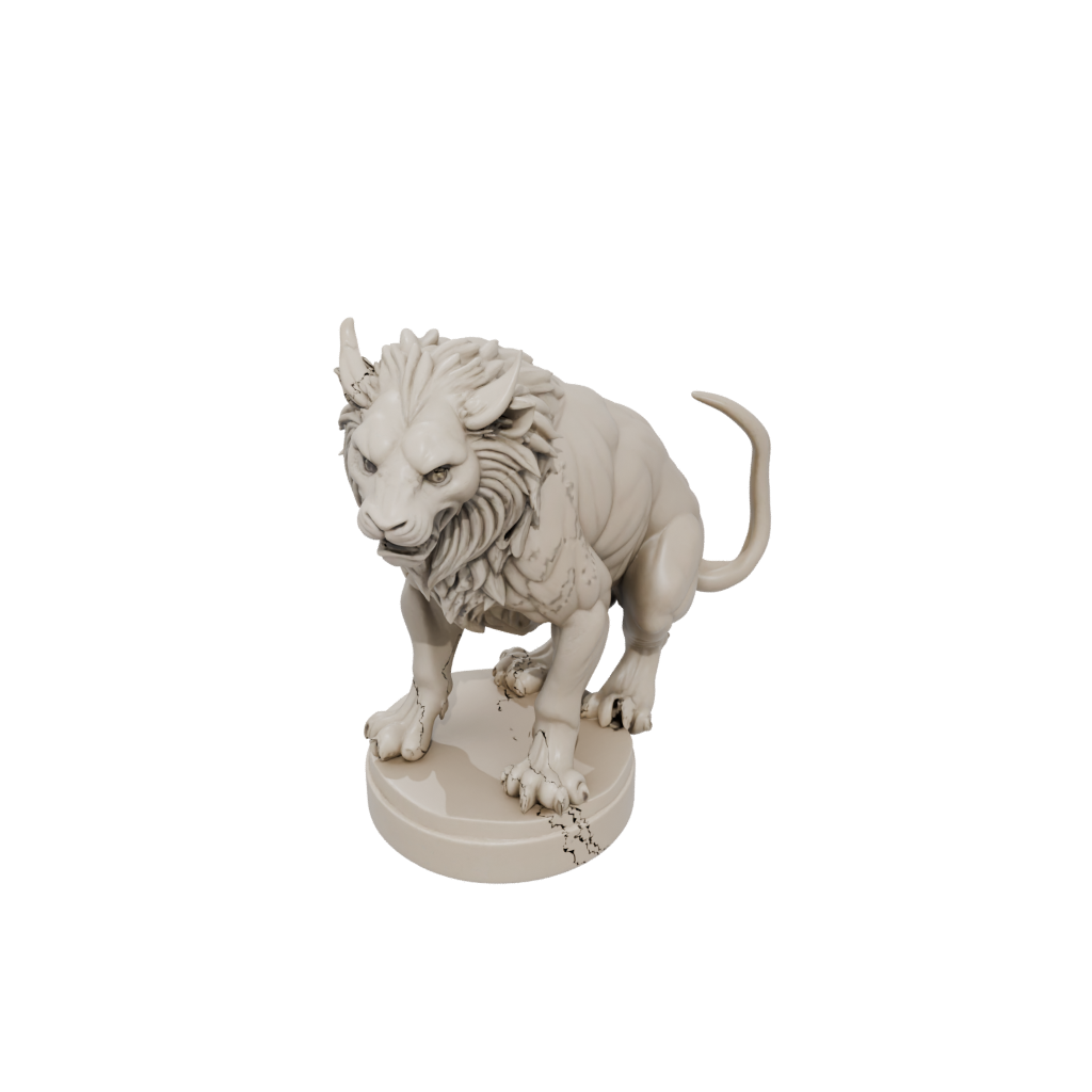 Mini Relief Chimera Beast