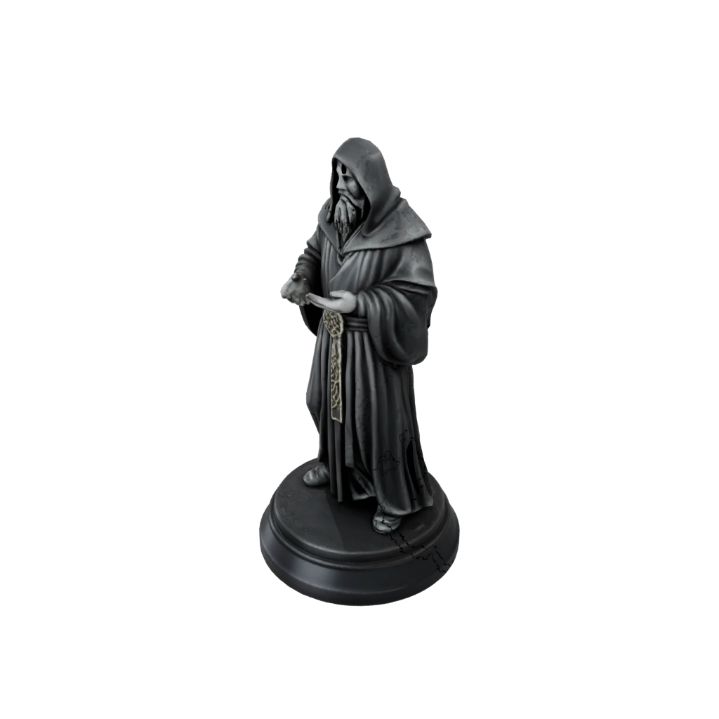 Mini Relief Dark Sorcerer Figurine