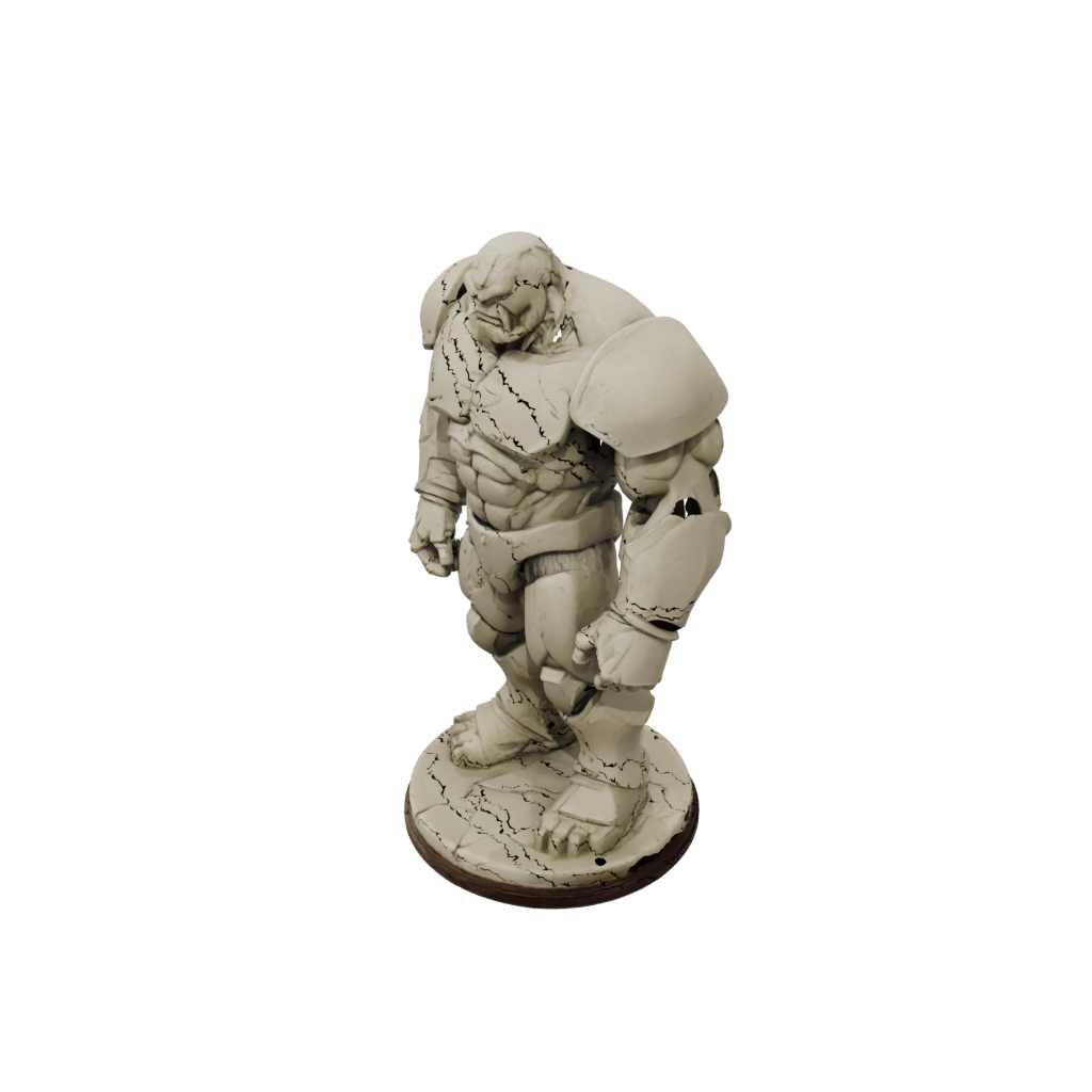 Mini Relief Earth Golem Colossus
