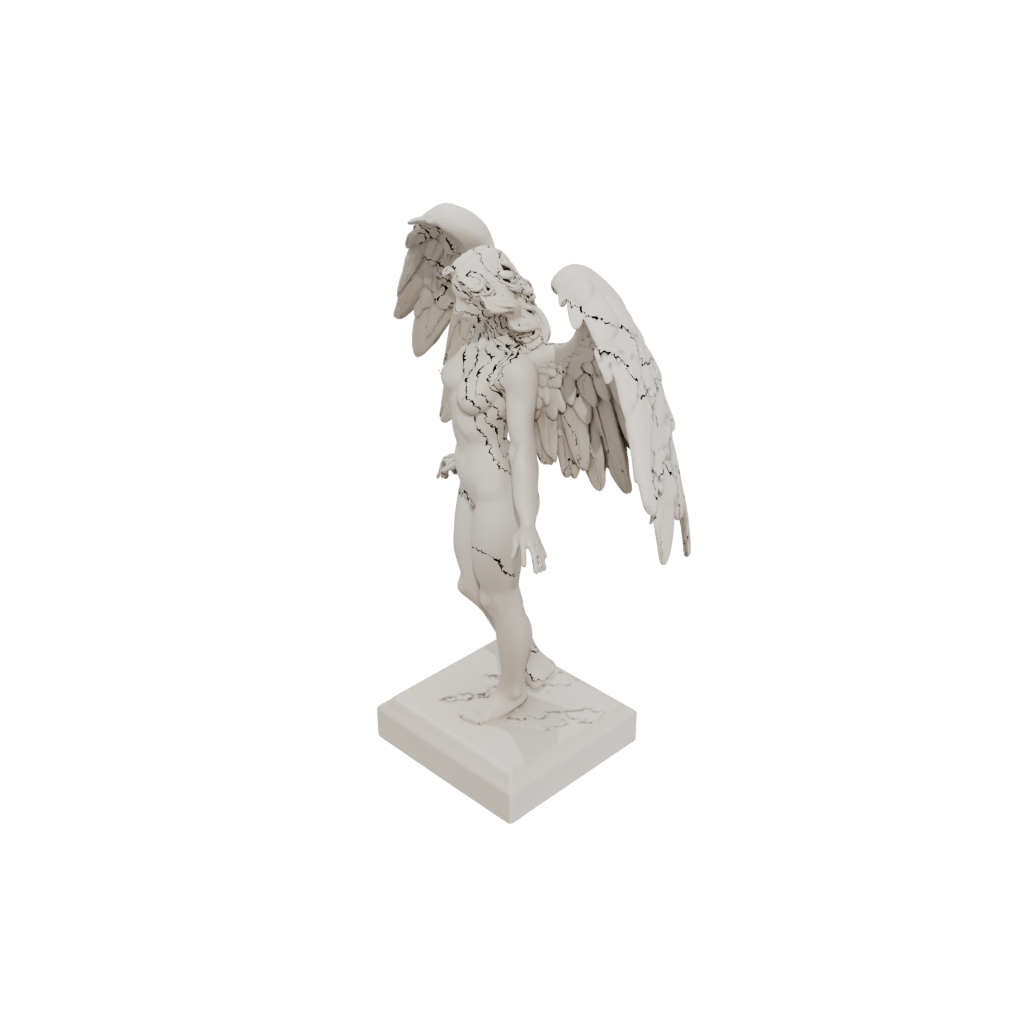 Mini Relief Fallen Angel