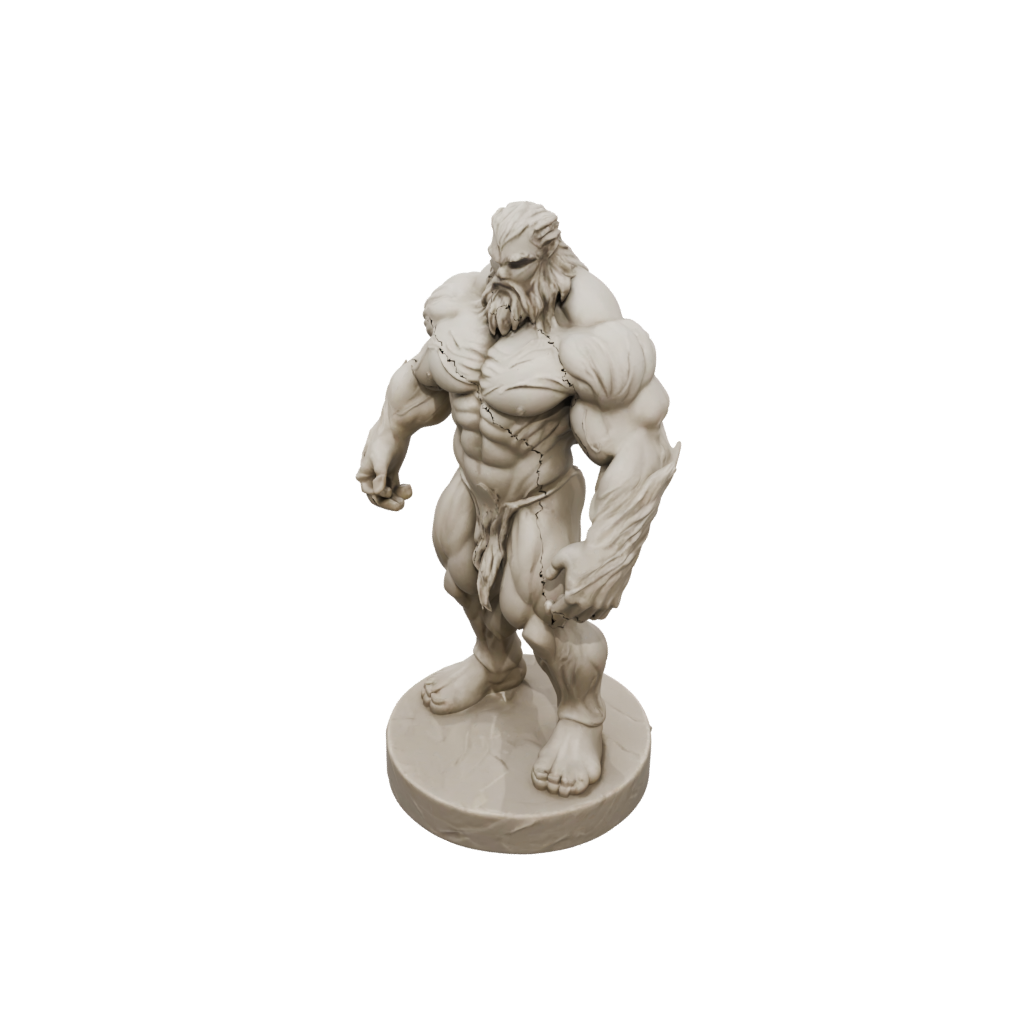 Mini Relief Fire Elemental Titan