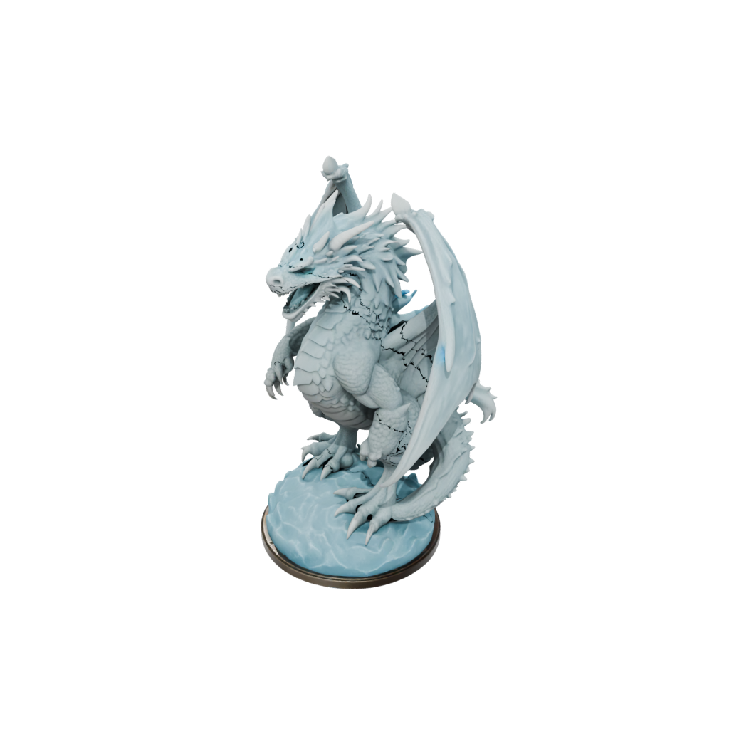 Mini Relief Frost Wyrm