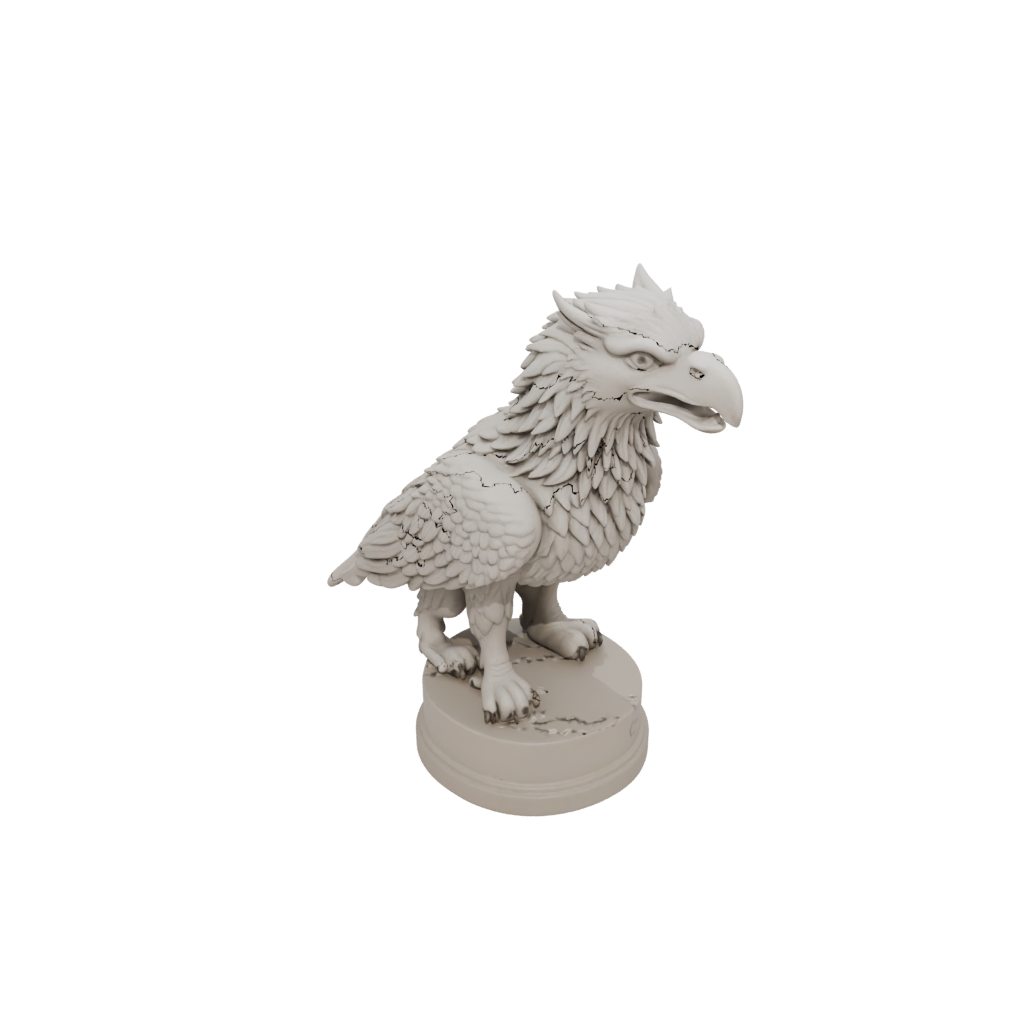 Mini Relief Griffin Statue
