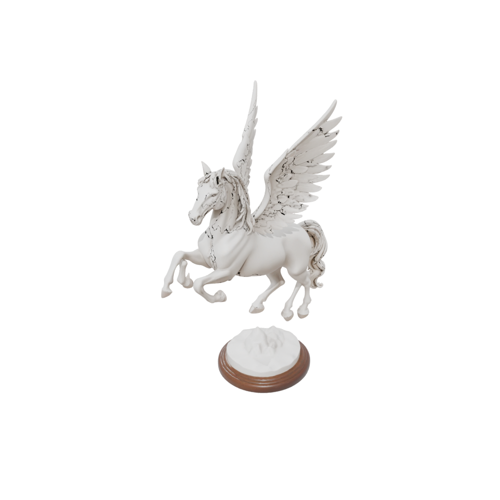 Mini Relief Pegasus Rearing