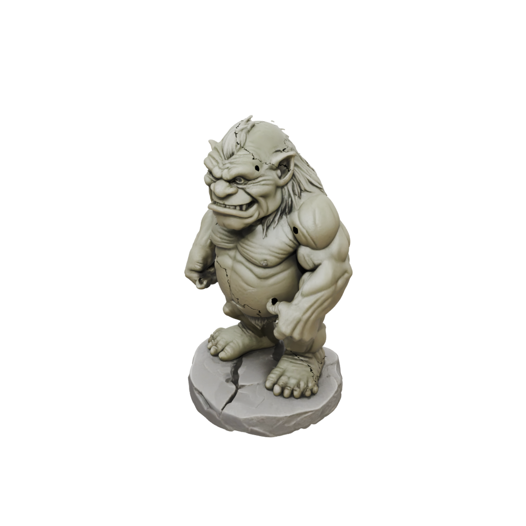 Mini Relief Rock Troll