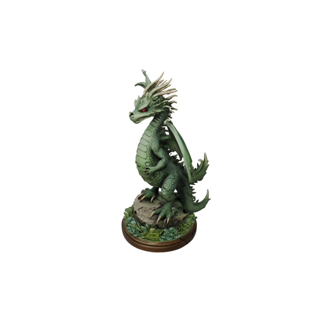Mini Relief Swamp Dragon