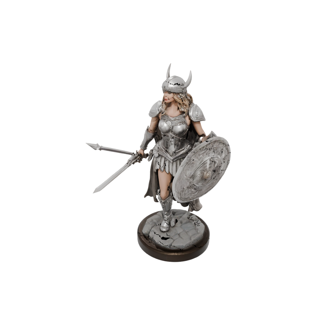 Mini Relief Valkyrie Warrior Figure