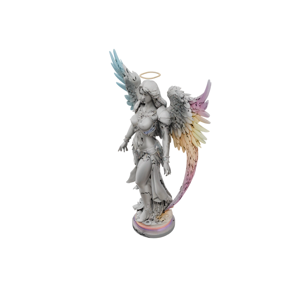 Neon Bust Celestial Angel Warrior