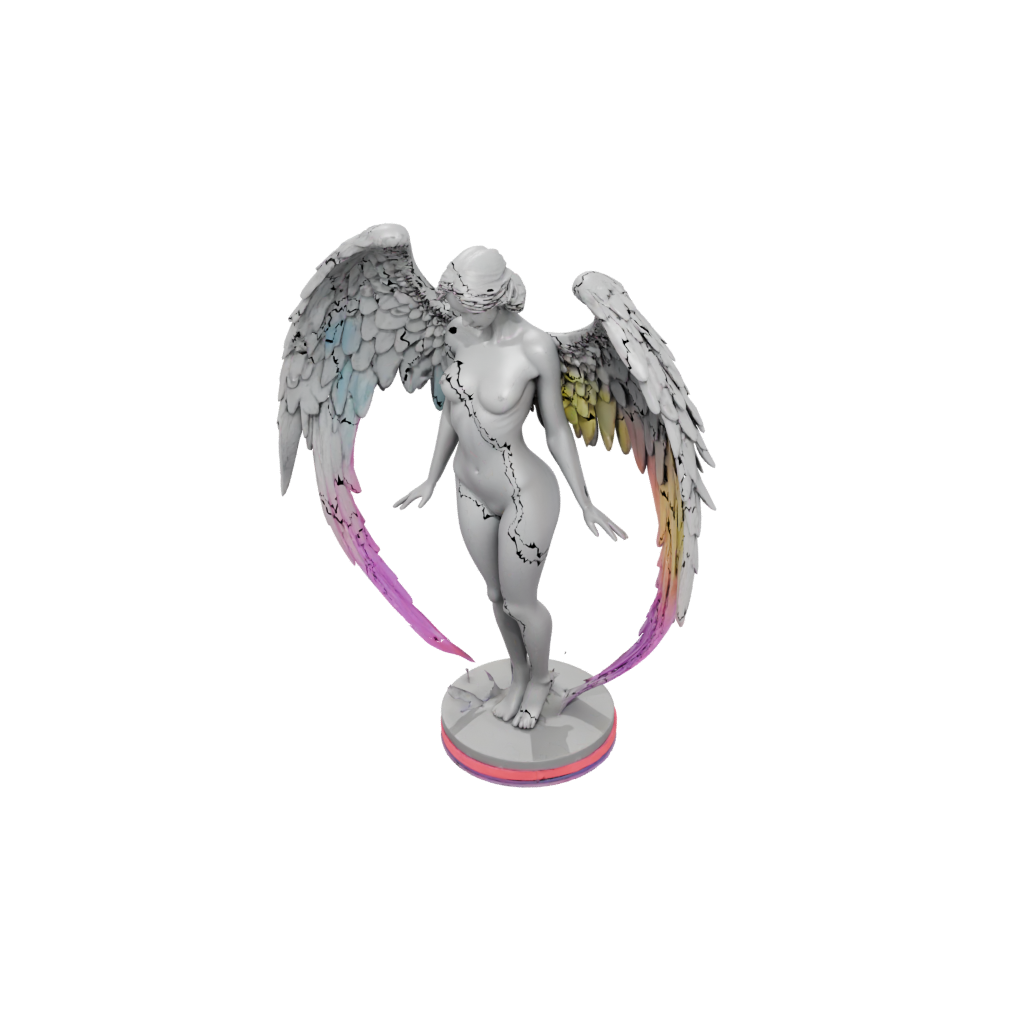 Neon Bust Fallen Angel