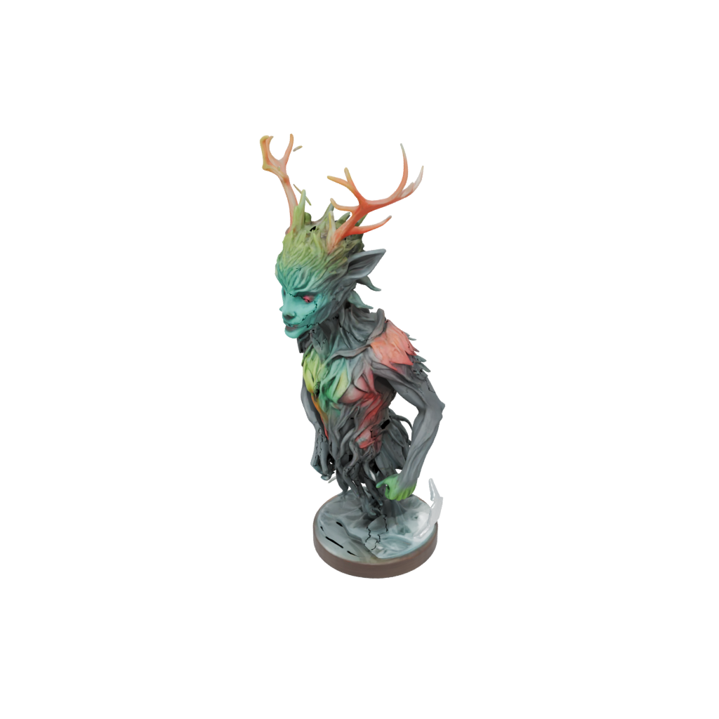 Neon Bust Forest Spirit Ent