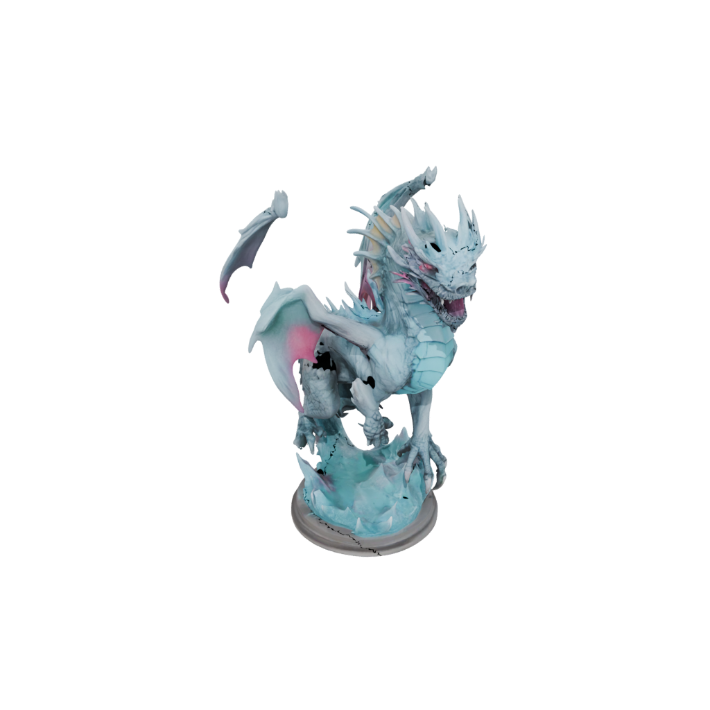 Neon Bust Frost Wyrm