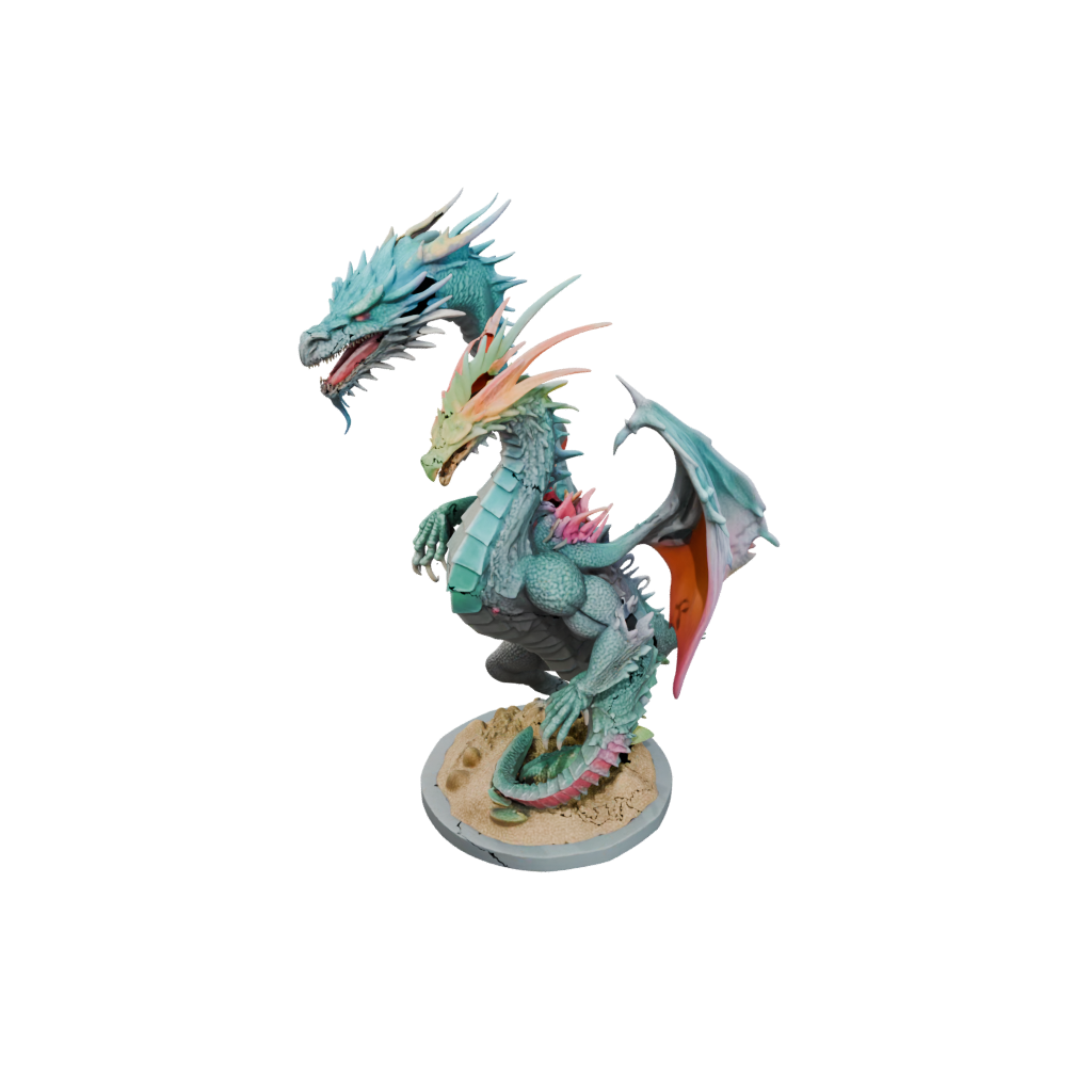 Neon Bust Sand Wyrm