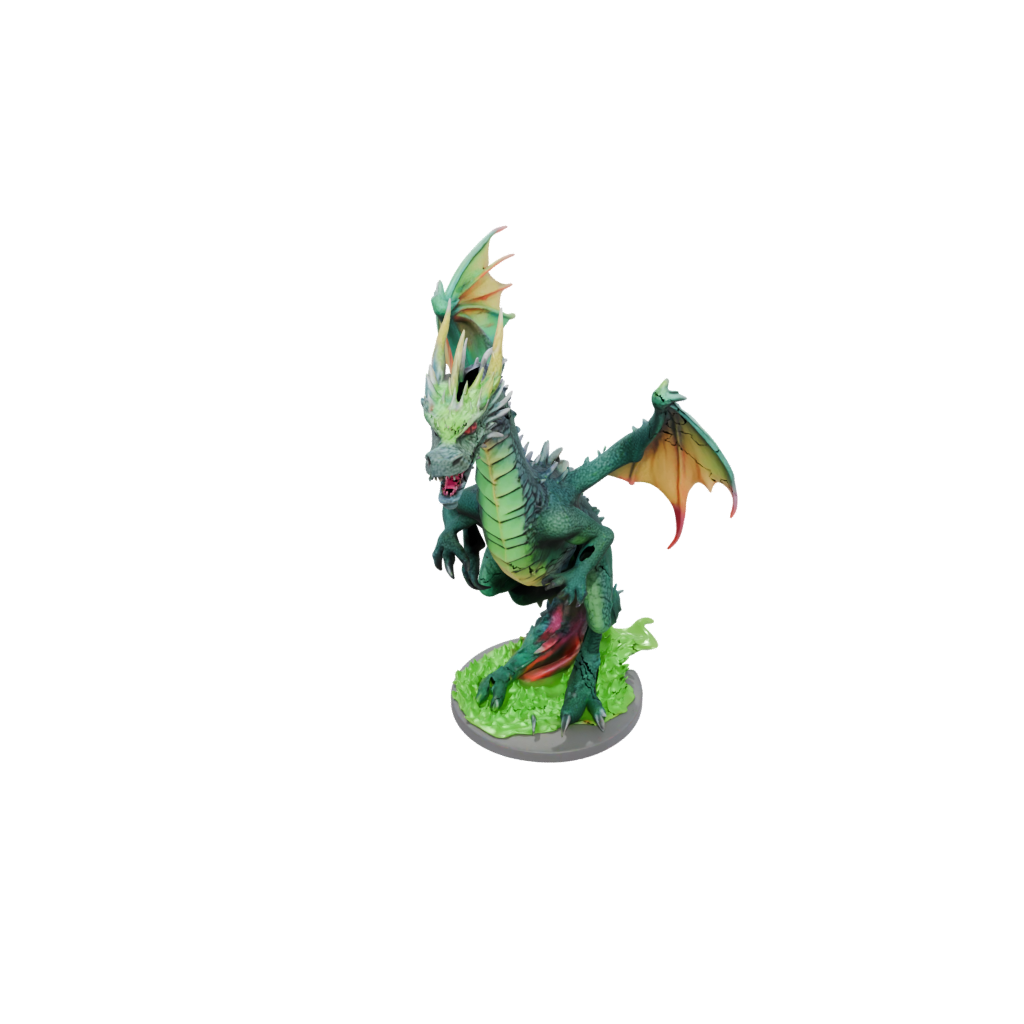 Neon Bust Swamp Dragon