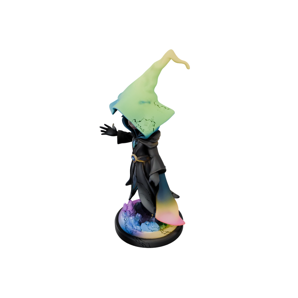 Neon Chibi Dark Sorcerer Figurine