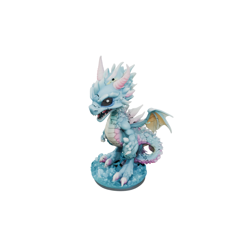 Neon Chibi Frost Wyrm