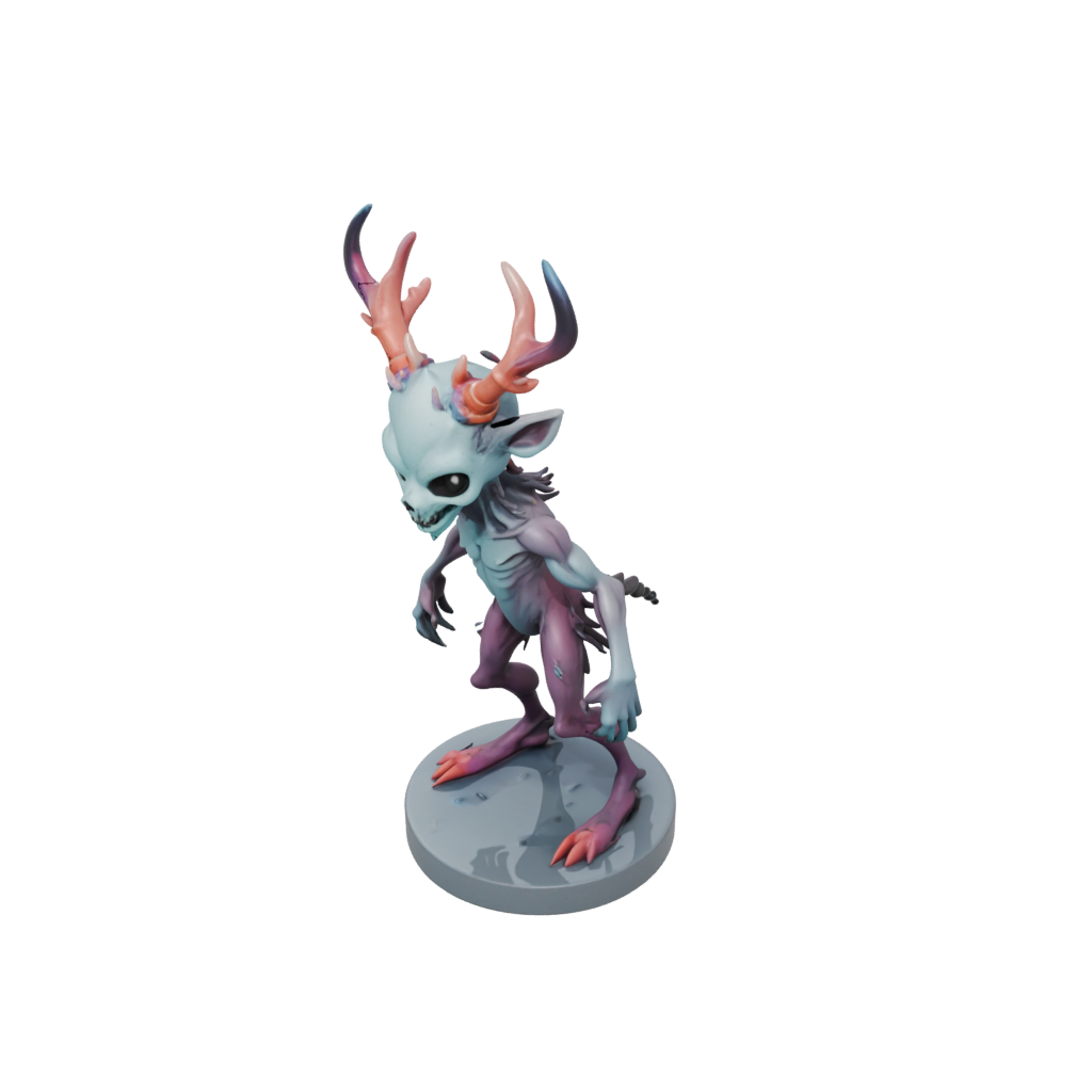 Neon Chibi Wendigo