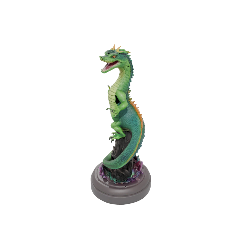 Neon Scene Basilisk Serpent