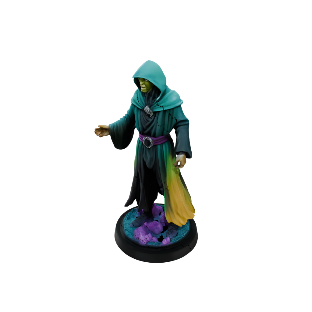 Neon Scene Dark Sorcerer Figurine