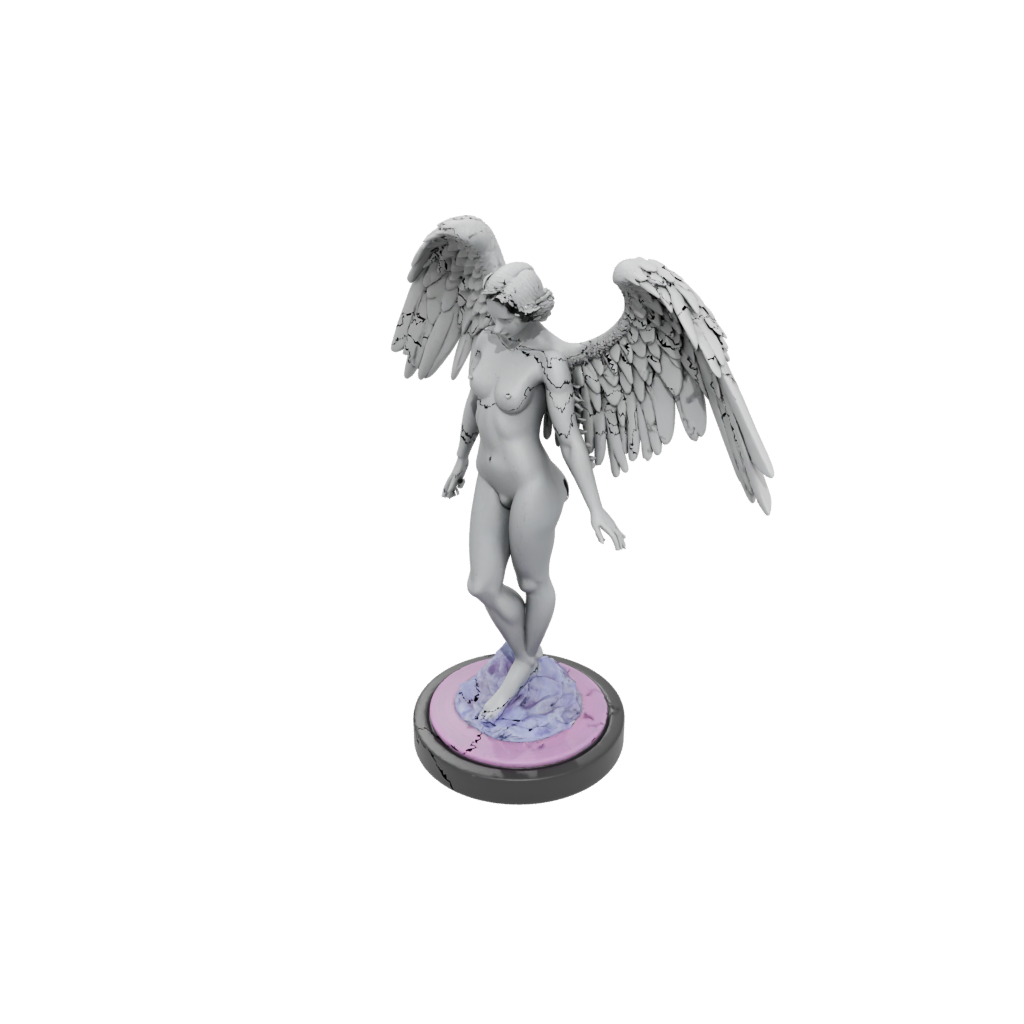 Neon Scene Fallen Angel