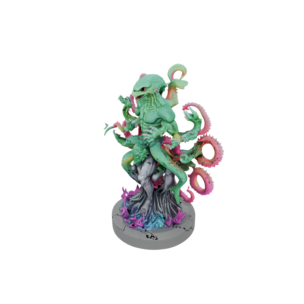 Neon Scene Hydra Multi-Headed