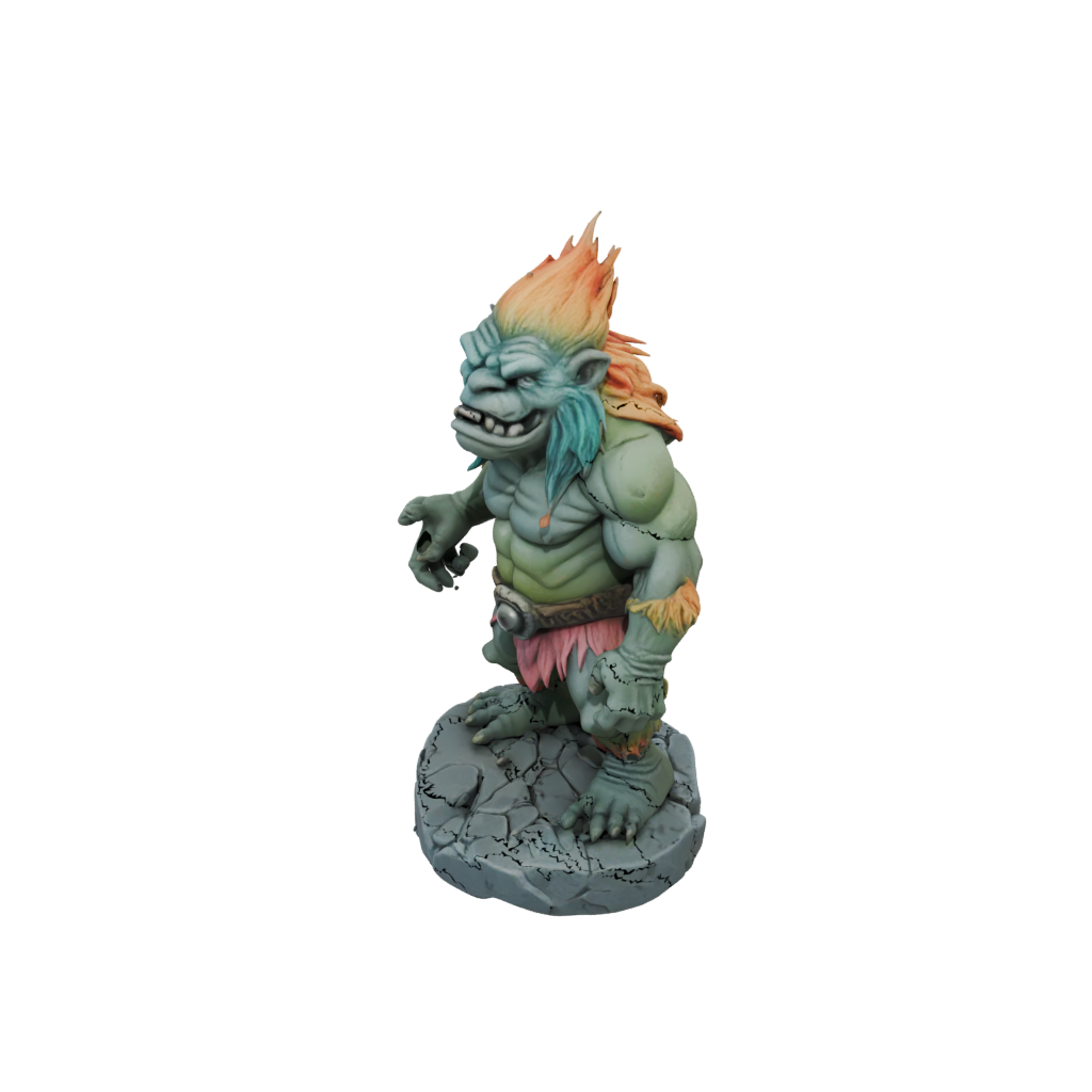 Neon Scene Rock Troll
