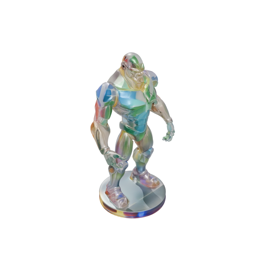 Neon Crystal Golem