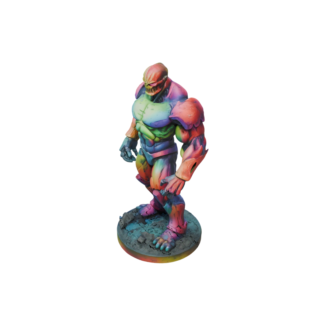 Neon Earth Golem Colossus