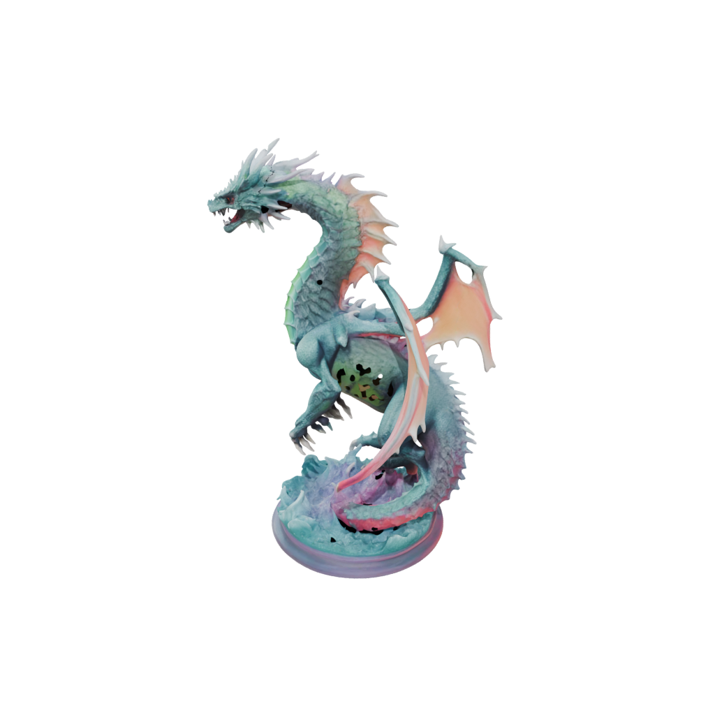 Neon Frost Wyrm