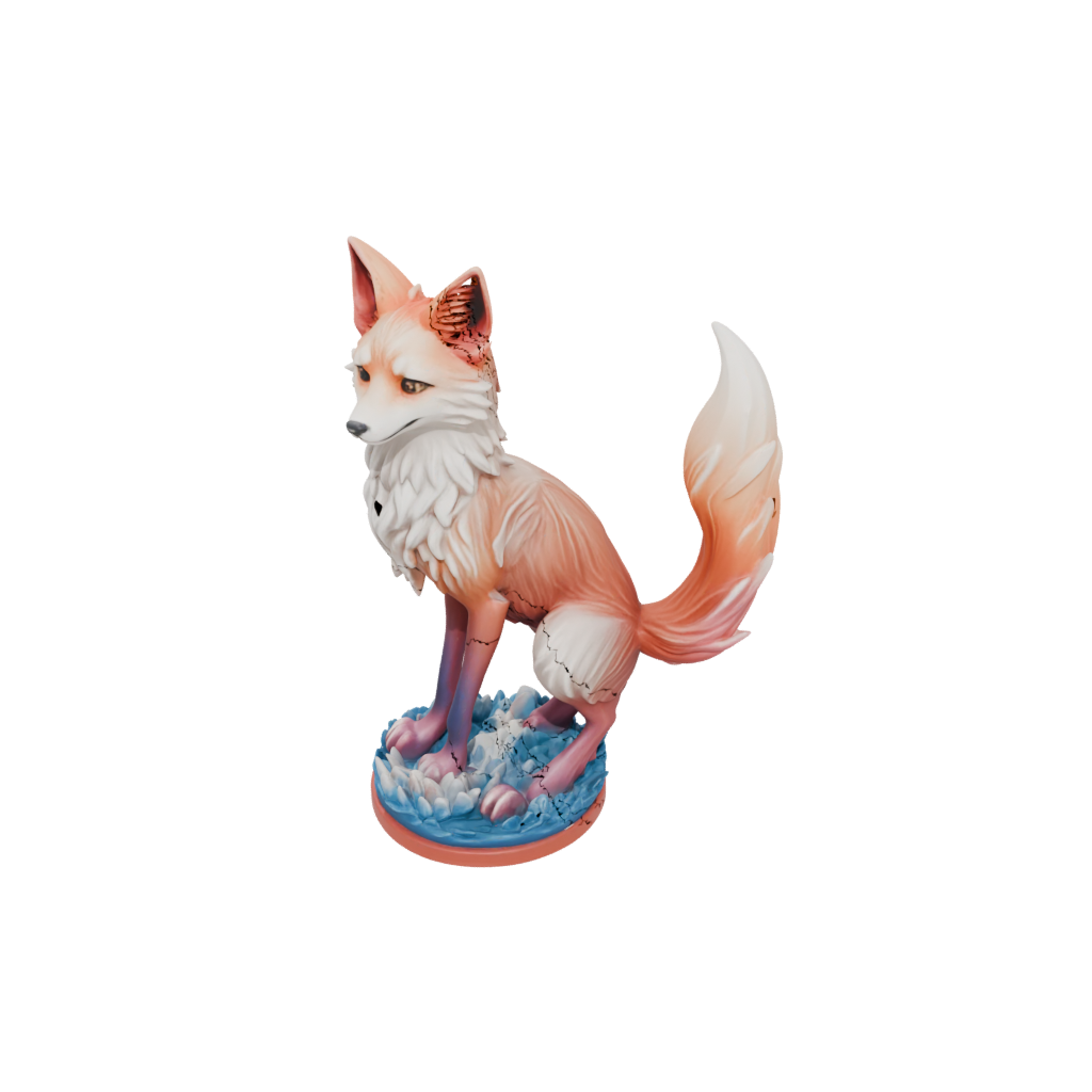 Neon Kitsune Nine-Tail Fox