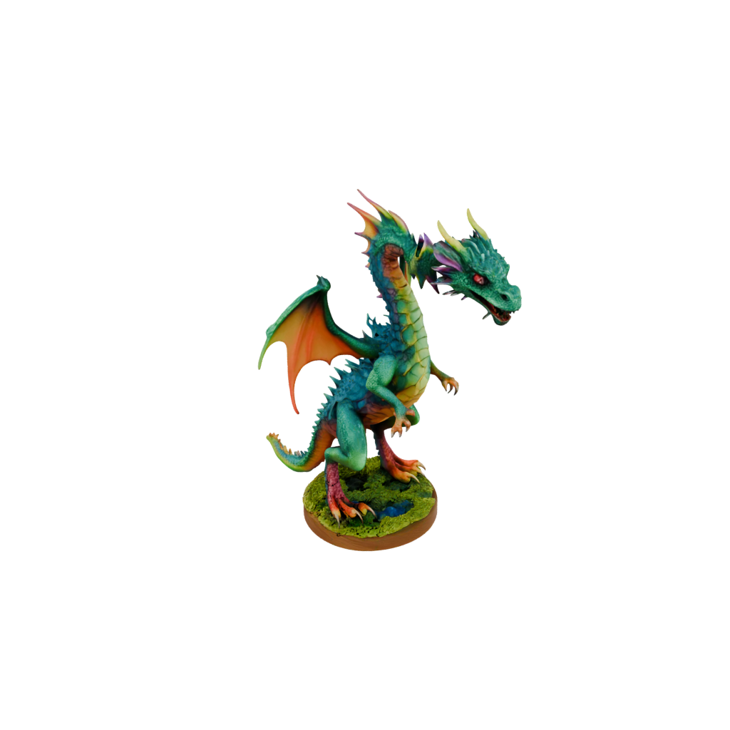 Neon Swamp Dragon